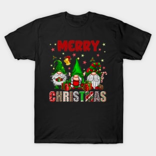 Merry Christmas Gnome Family Funny Xmas Tree Women Men Kids T-Shirt